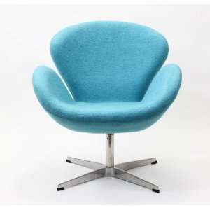  Lexington Modern Arne Jacobsen Swan Chair, Baby Blue: Home 