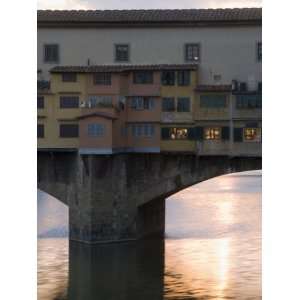  Ponte Vecchio and the River Arno at Dusk, Florence 
