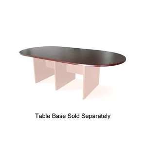 Oval conference tabletop is designed for use with Lorell conference 