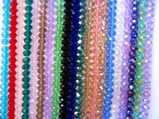 Wholesale Crystal Glass Rondelle Beads 10mm 720pcs  