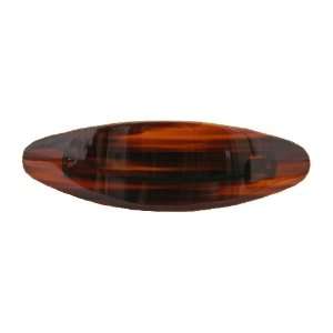   Classic Oval Automatic Barrette In Tortoise Shell Full Size Beauty