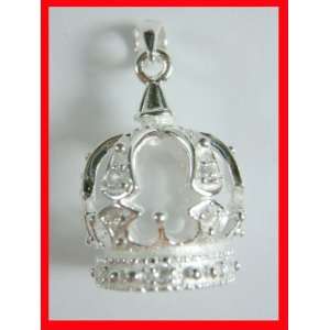 Crown Royalty Pendant Solid Sterling Silver .925 #2284