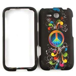  HTC FreeStyle Rainbow Peace Symbol and Music Notes on 