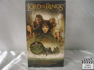 Lord of The Rings   The Fellowship of the Ring VHS NEW 794043541537 