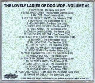 LOVELY LADIES OF DOO WOP   VOL 2 CD 25 TRACKS NEW  
