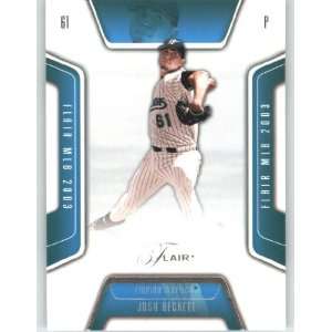  2003 Flair #42 Josh Beckett   Florida Marlins (Baseball 