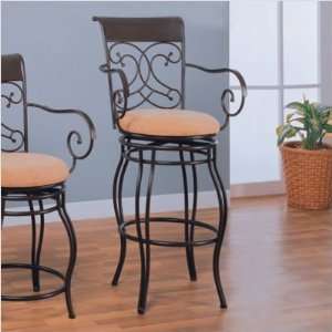  Wildon Home 120019 Belknap Springs 29 Bar Chair with Arms 