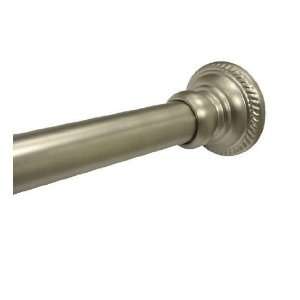 Satin Nickel Tension Pole Shower Curtain Rod:  Home 
