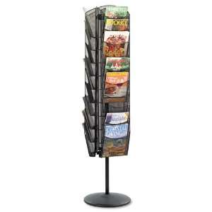   rotates 360° for total access to all literature.   Features 1