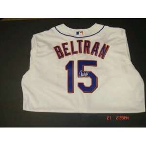  Autographed Carlos Beltran Jersey   .   Autographed MLB 