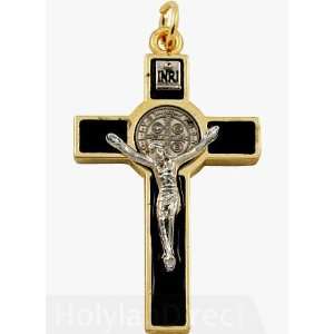  2 Saint Benedict Crucifix   Black Arts, Crafts & Sewing
