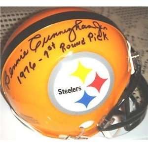 Autographed Bennie Cunningham Mini Helmet   75th JSA   Autographed NFL 