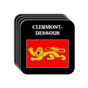 Aquitaine   CLERMONT DESSOUS Set of 4 Mini Mousepad 