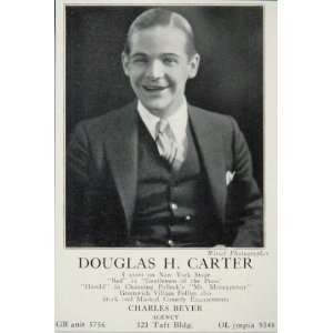  1930 Douglas H. Carter Charles Beyer Stage Actor Ad 