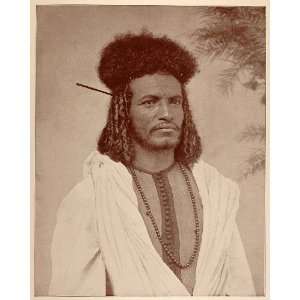  1893 Chicago Worlds Fair Ethnic Portrait Sheik Sudan 