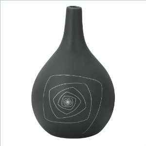  Zuo Blaise Round Vase Small in Gray