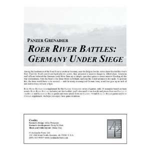  APL: Panzer Grenadiers Roer River Battles, Germany Under 