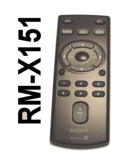 SONY CD MP3 DVD Car Radio Stereo REMOTE CONTROL CDX RA700 CDX RW300 