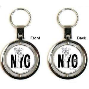  Rock Off   John Lennon porte clés métal N.Y.C Toys 