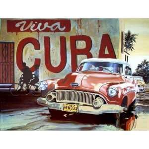  Alain Boyer   Viva Cuba Canvas: Home & Kitchen