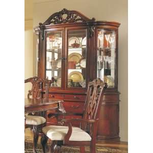   Finish Wood Dining Room China Cabinet Buffet Hutch