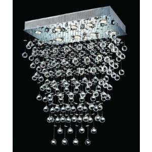   Light LED Small Chandelier Crystal Trim: Royal Cut: Home Improvement