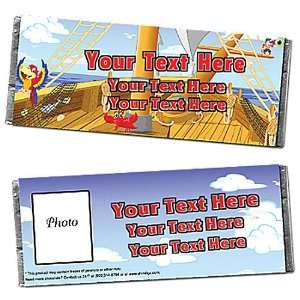  Set Sail Personalized Photo Candy Bar Wrappers   Qty 12 