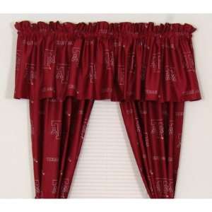 College Covers TAMCP63/ TAMCP84 Texas A&M Printed Curtain Panels Size 