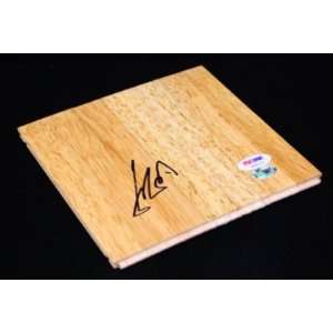 Yao Ming Signed Basketball Floor Court Psa/dna  Sports 