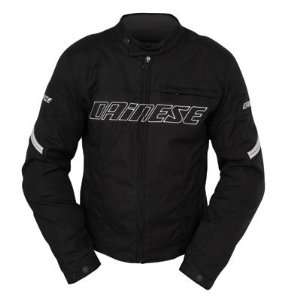   Textile Motorcycle Jacket Large (Size 42) Black/Reflective Automotive