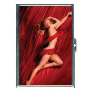 KL MARILYN MONROE EARLY RED ID CREDIT CARD WALLET CIGARETTE CASE 