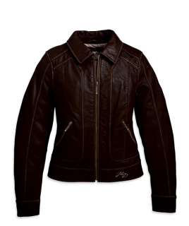 Harley Davidson Womens Dusty Roads Leather Jacket 97036  