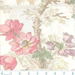  54 Wide Drapery Print Vanessa Spring Fabric By The Yard 