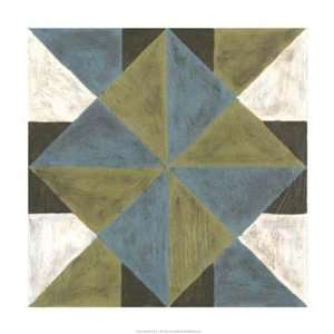    Patchwork Tile IV   Poster by Vanna Lam (24x24): Home & Kitchen