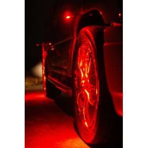  Motionlite Led Wheel Well Lights Red Automotive