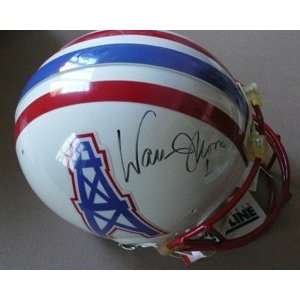  Autographed Warren Moon Helmet   Authentic Sports 