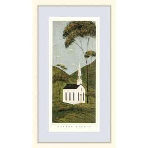   Panel I: Church by Warren Kimble   Framed Artwork: Home & Kitchen