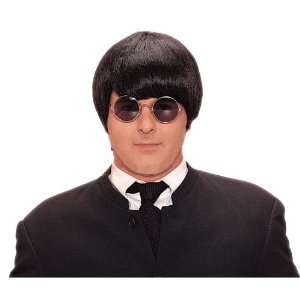  60s Beatles Moptop Black Costume Wig Toys & Games