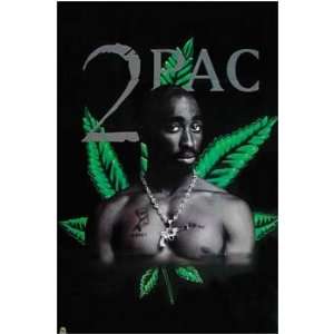  2Pac Leaf Giant Subway Poster 40 x 60 Aprox.