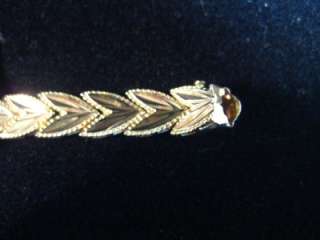 14 K Gold Ladies Michael Anthony Wrist Watch 6 3/4 Long Bracelet 