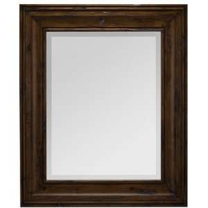  Hollins Rectangular Mirror in Distressed Pine Beauty
