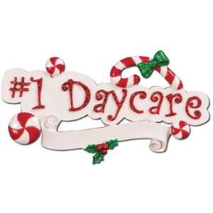    2268 #1 Daycare Personalized Christmas Ornament: Home & Kitchen