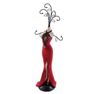   Jewelry Holder Cocktail Party Mannequin Small Red 14in: Home & Kitchen