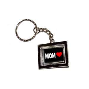  Mom Love   Red Heart   New Keychain Ring Automotive