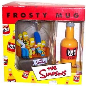  Simpsons   Frosty Mug with Duff Beer Handle Kitchen 