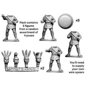   25mm Ancients Unarmoured Campanian Hoplites (8) Toys & Games