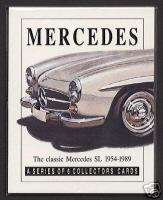 MERCEDES SL Original Collectors Cards inc. 190SL, 280SL  