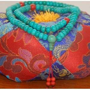 Large Tibetan Turquoise Mala 108 Beads for Meditation