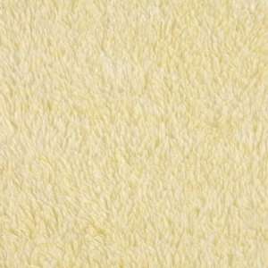   Wide Versailles Minky Melange Poodle Yellow/White Fabric By The Yard