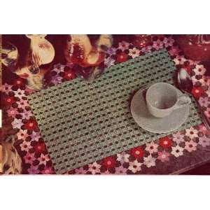 Vintage Crochet PATTERN to make   Flower Garden Water Lily Daisy 